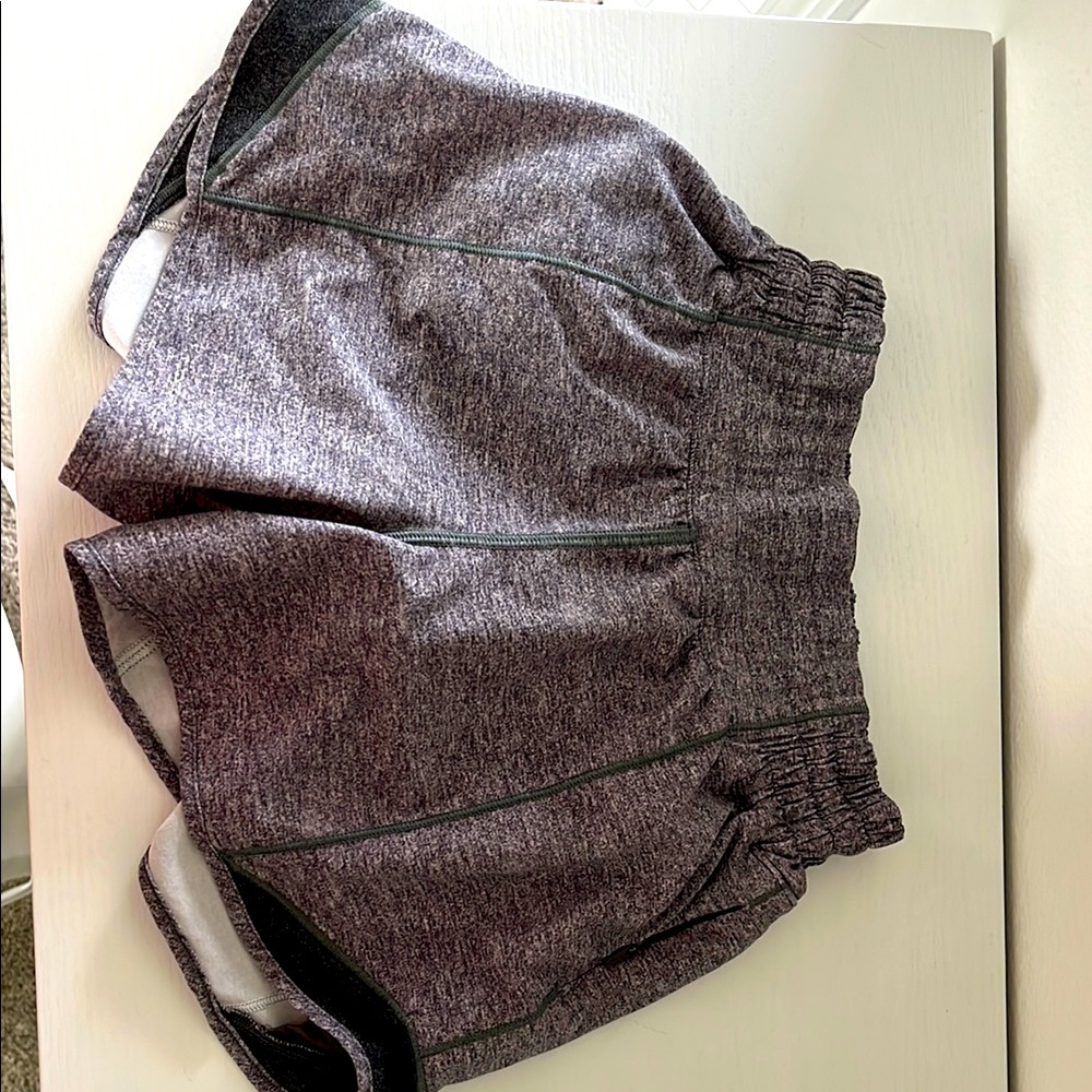 Lulu Lemon gray Athletic Shorts with Elastic Waistband size 0